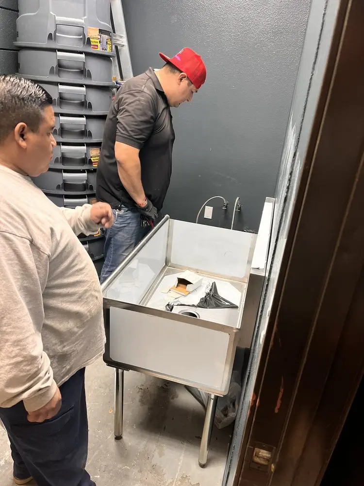 Commercial plumbing and sink installation in Umatilla